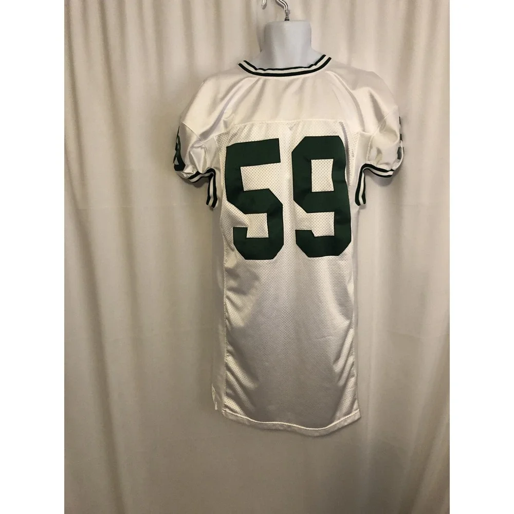 Adidas Football Jersey Mens 48 White Good MAC‎ Patch Number 59 Mesh V-Neck